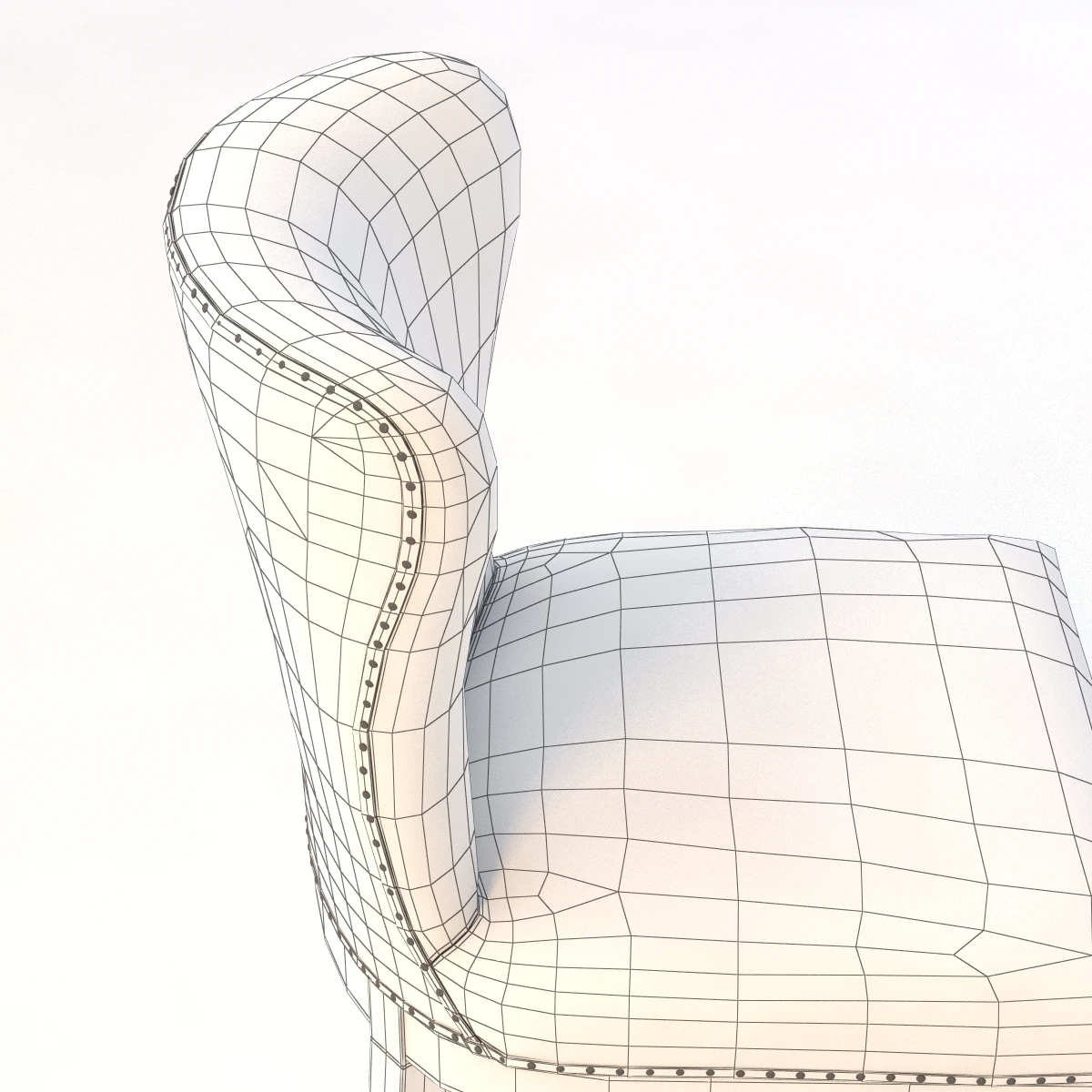 Welles Barstool 3D Model_012