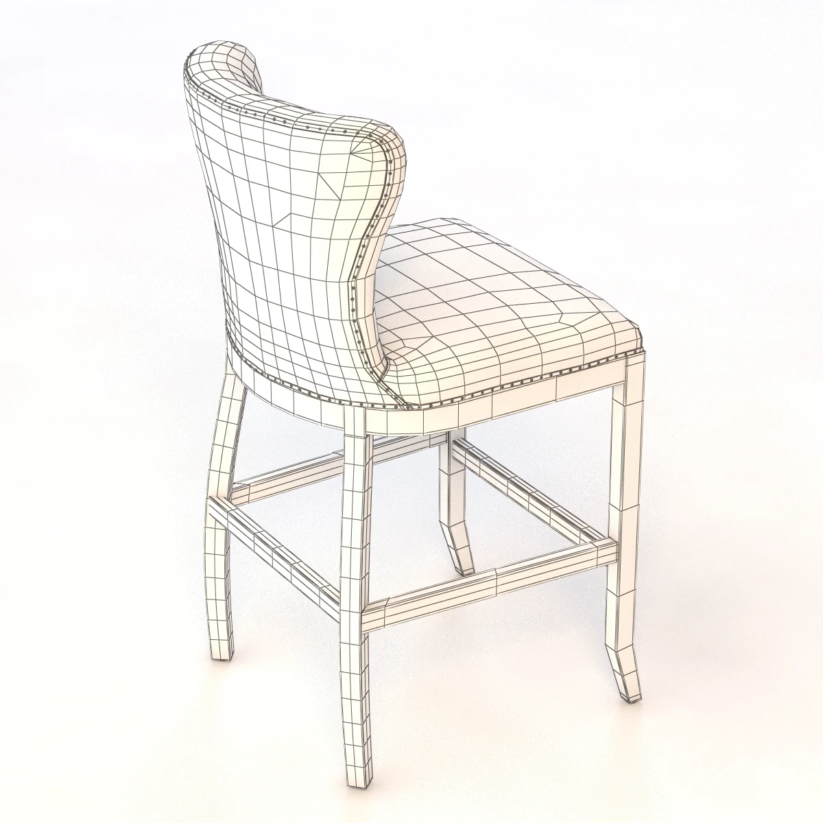 Welles Barstool 3D Model_014