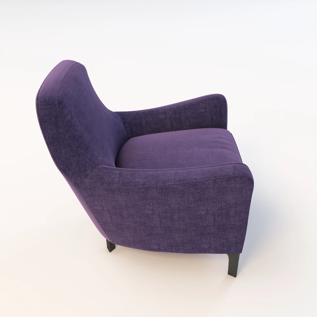 Minotti Denny Armchair 3D Model_03