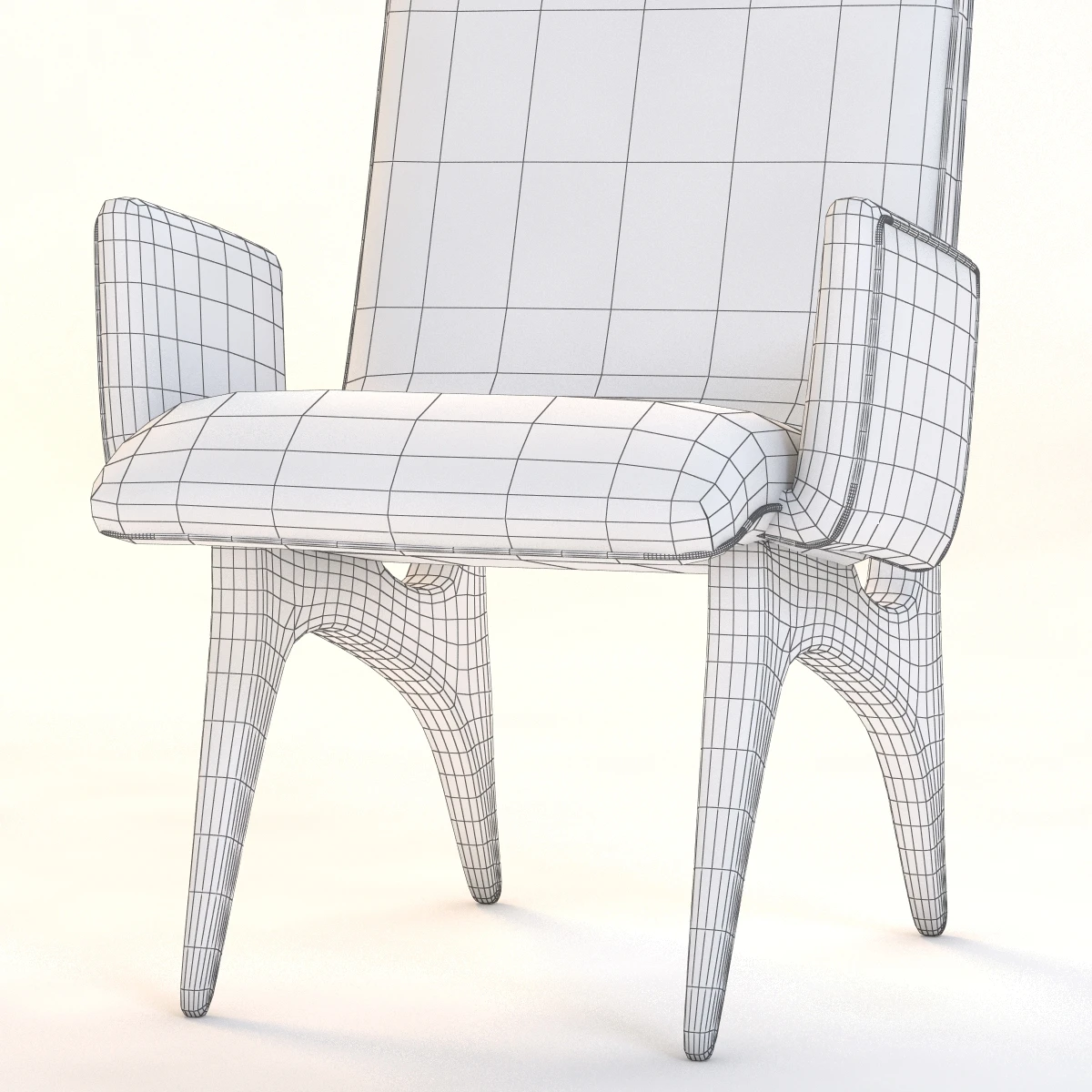Vladimir Kagan Armchair 3D Model_014