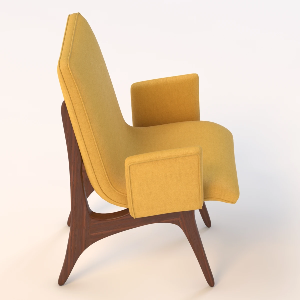 Vladimir Kagan Armchair 3D Model_03