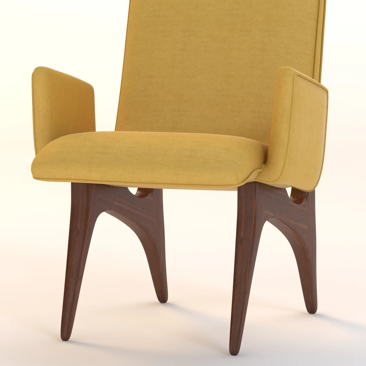 Vladimir Kagan Armchair 3D Model_06