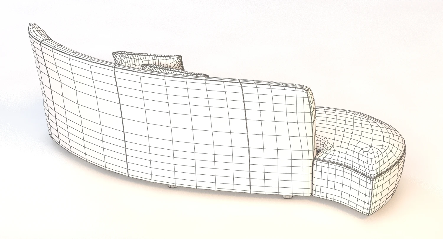 Vladimir Kagan Bilbao Curved Sculptural Sofa 3D Model_012