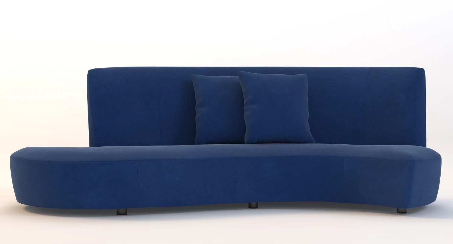 Vladimir Kagan Bilbao Curved Sculptural Sofa 3D Model_08