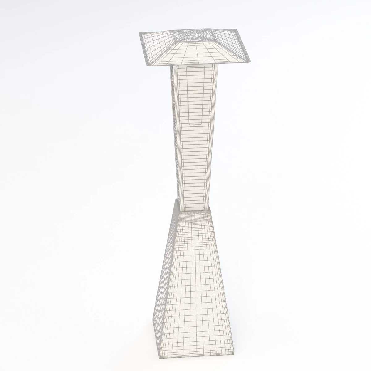 Mocha Pyramid Flame Outdoor Heater 3D Model_011