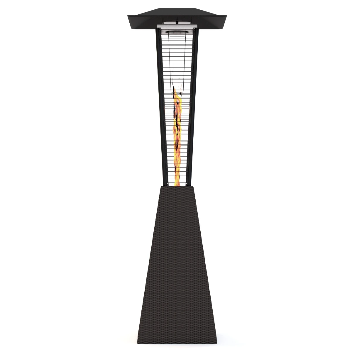 Mocha Pyramid Flame Outdoor Heater 3D Model_05