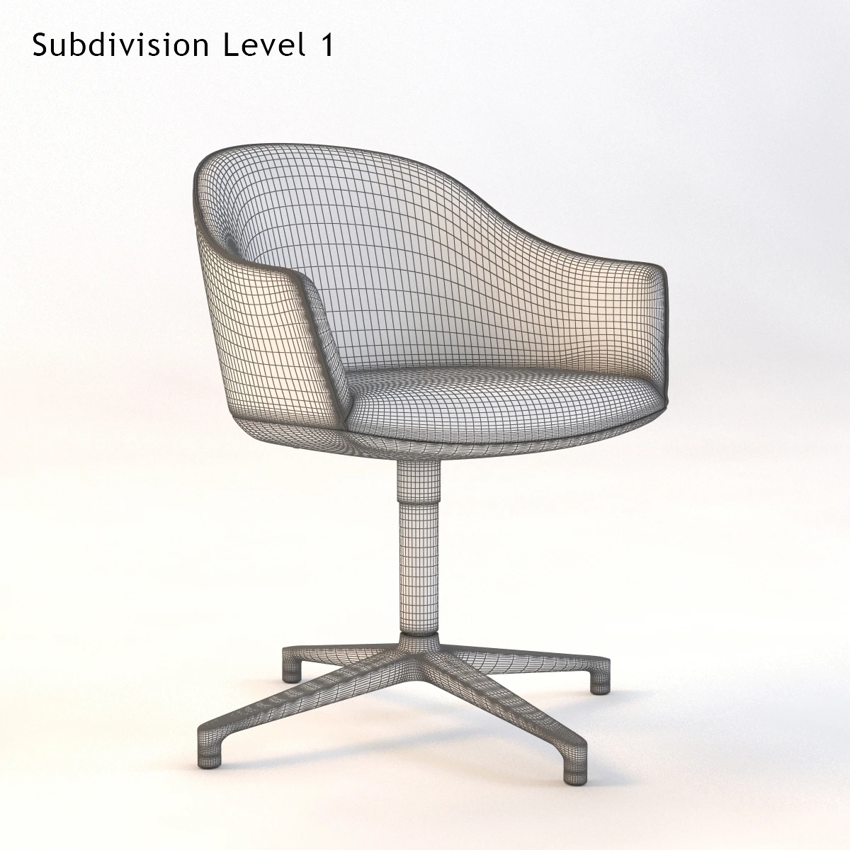 Vitra Softshell Chair 3D Model_010