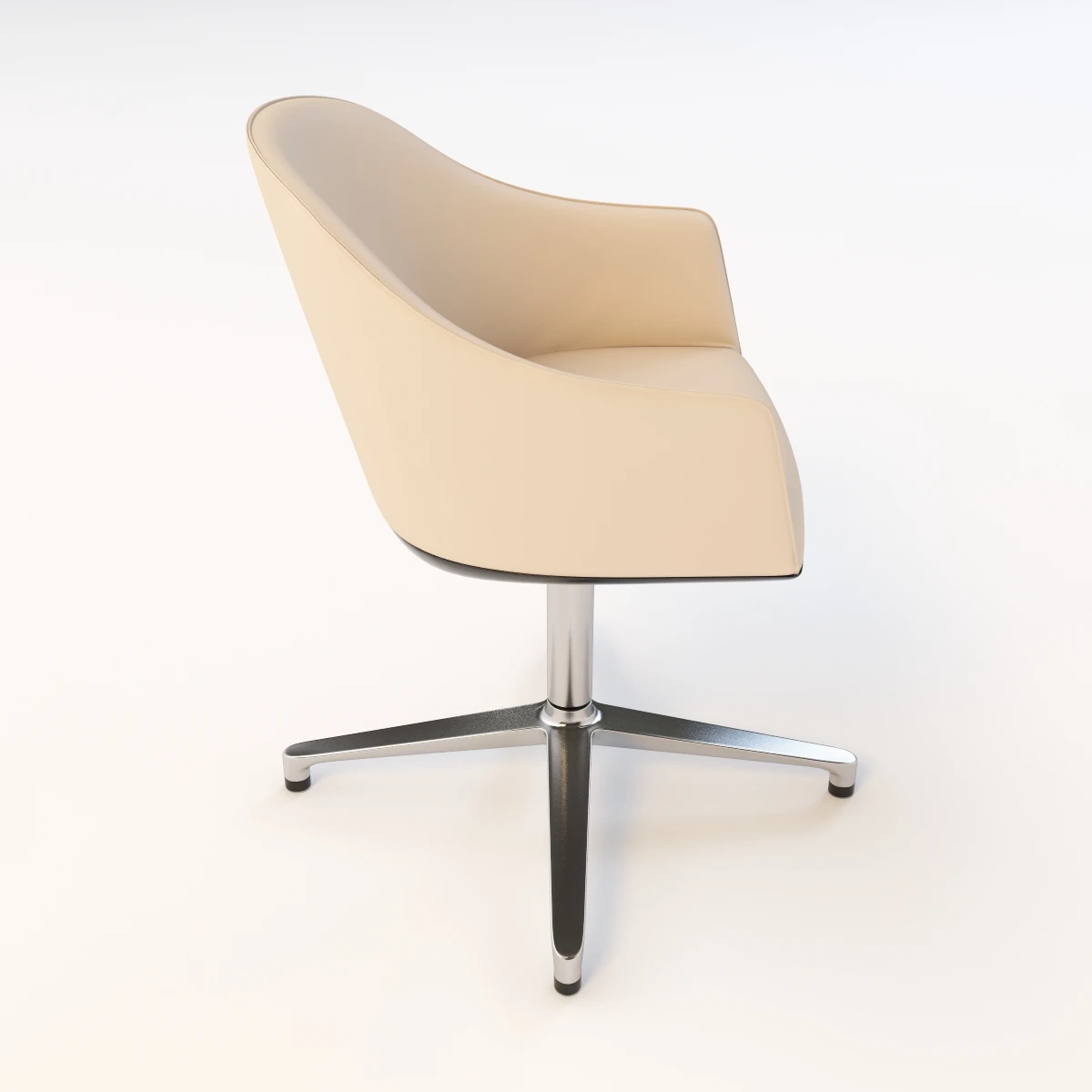 Vitra Softshell Chair 3D Model_03