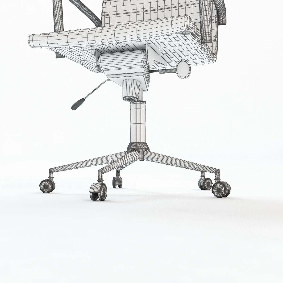 Modern Executive Office Chair 3D Model_09