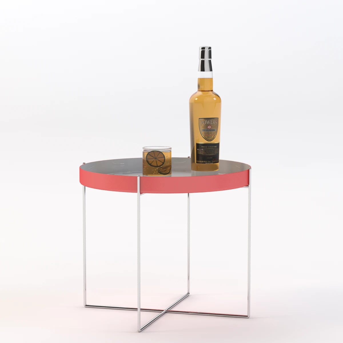 Modern Photo Lisbon Apartment Side Table 3D Model_01