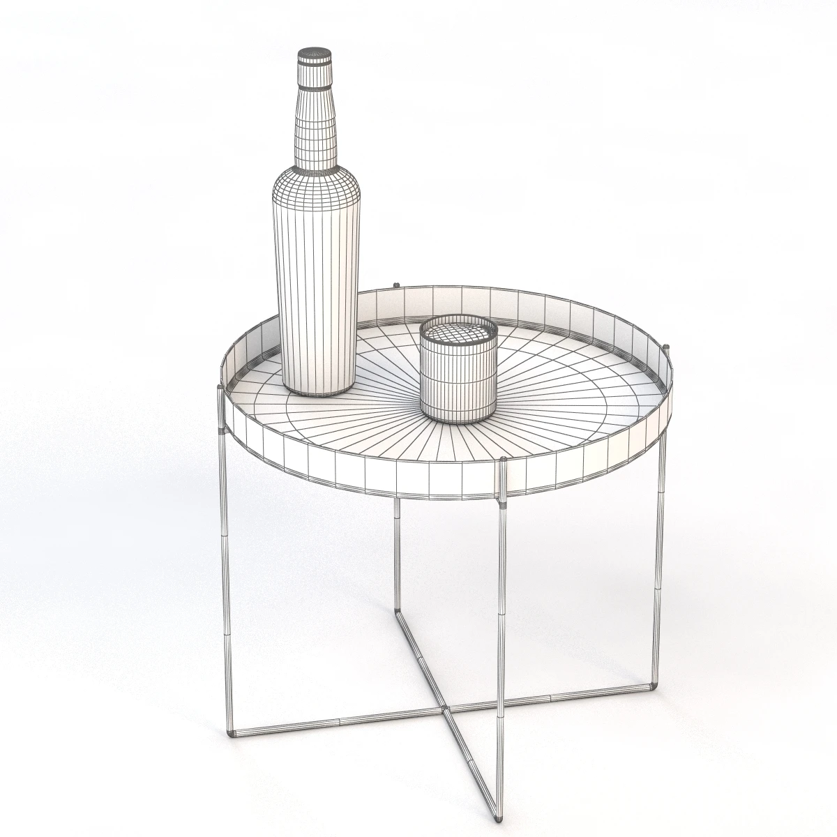 Modern Photo Lisbon Apartment Side Table 3D Model_010