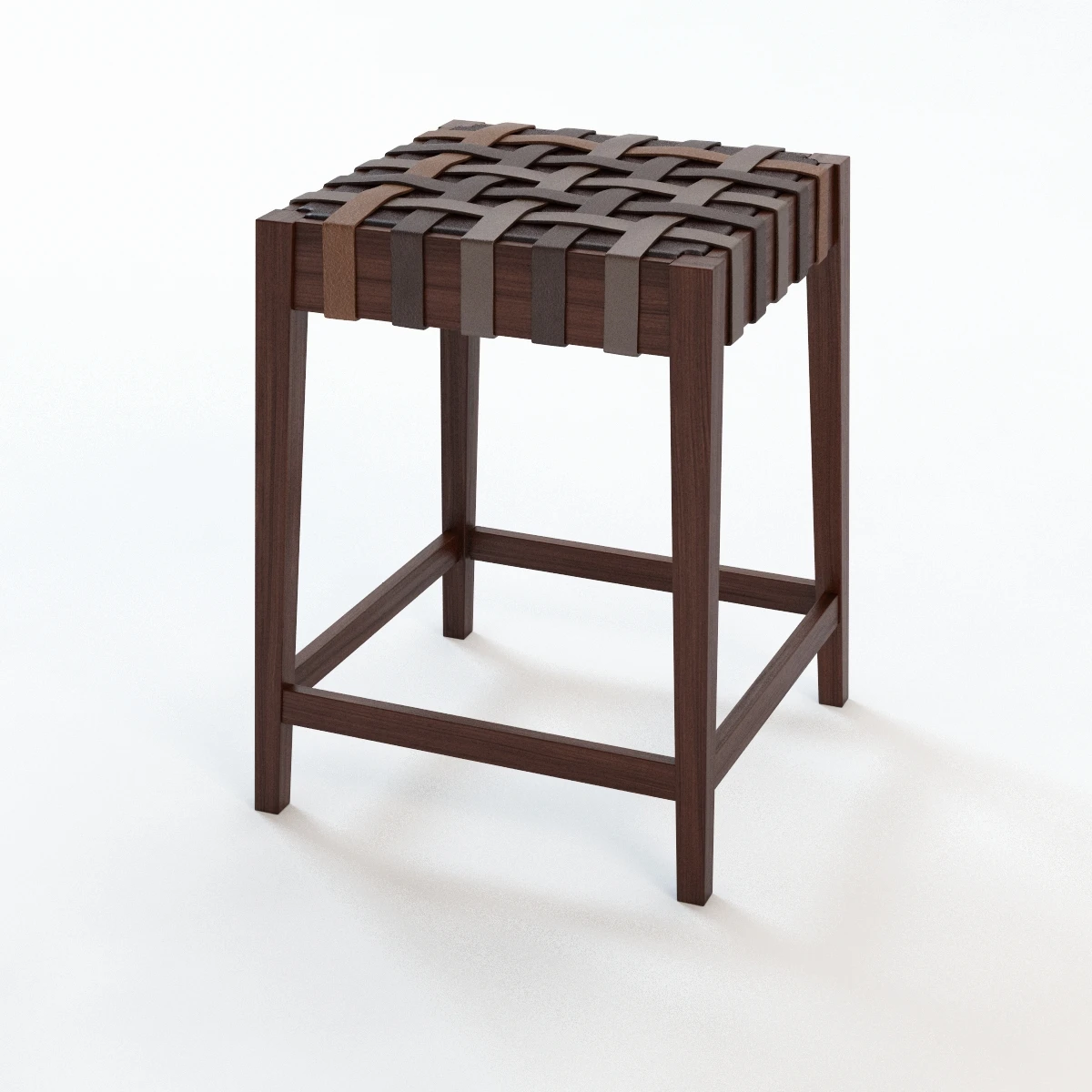 Modern Side Table 3D Model_03