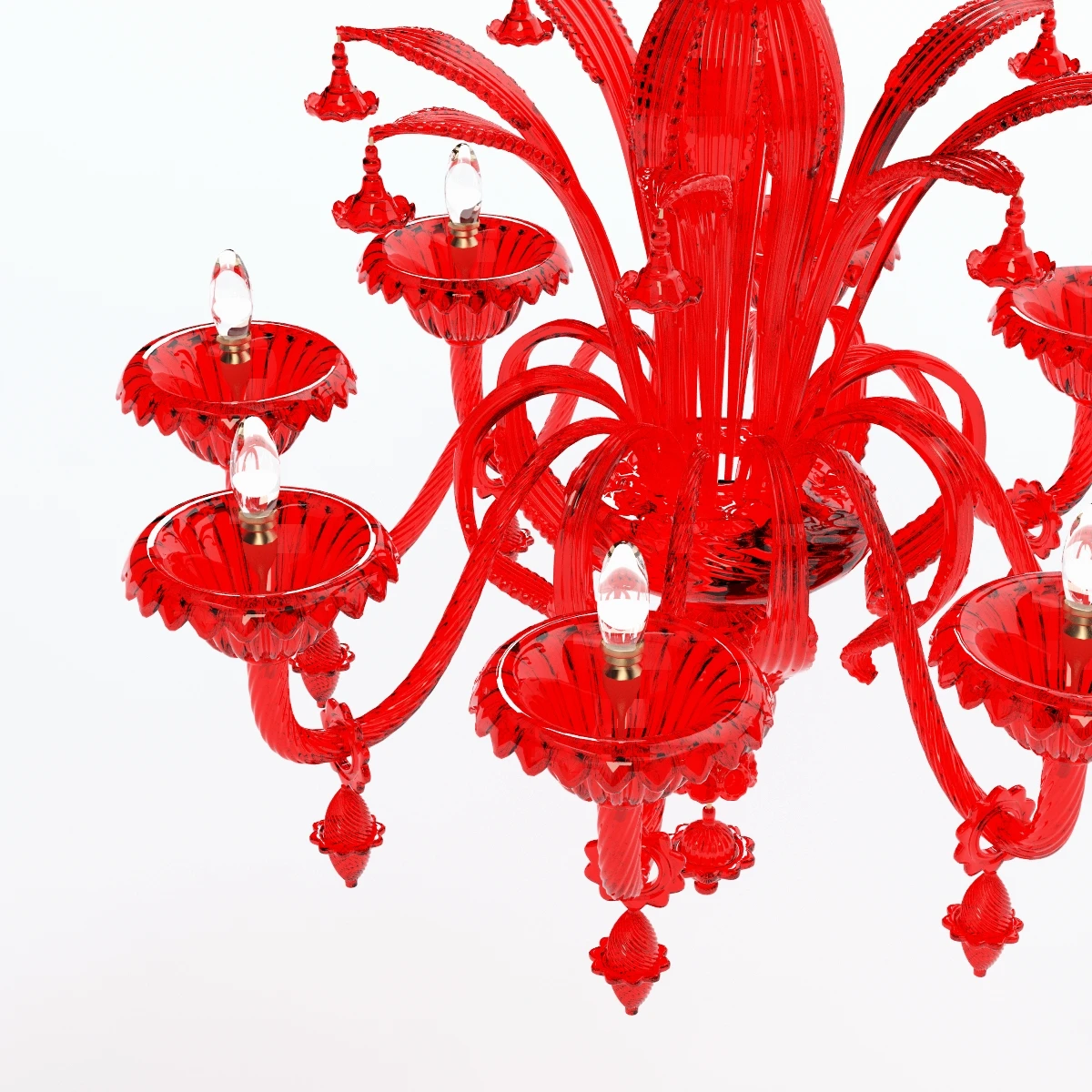 Verdi 8 Branches Chandelier 3D Model_04