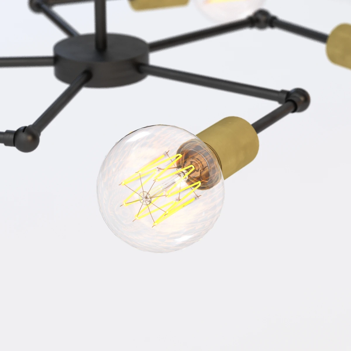 Vega 5 Chandelier By Schoolhouseelectric 3D Model_04