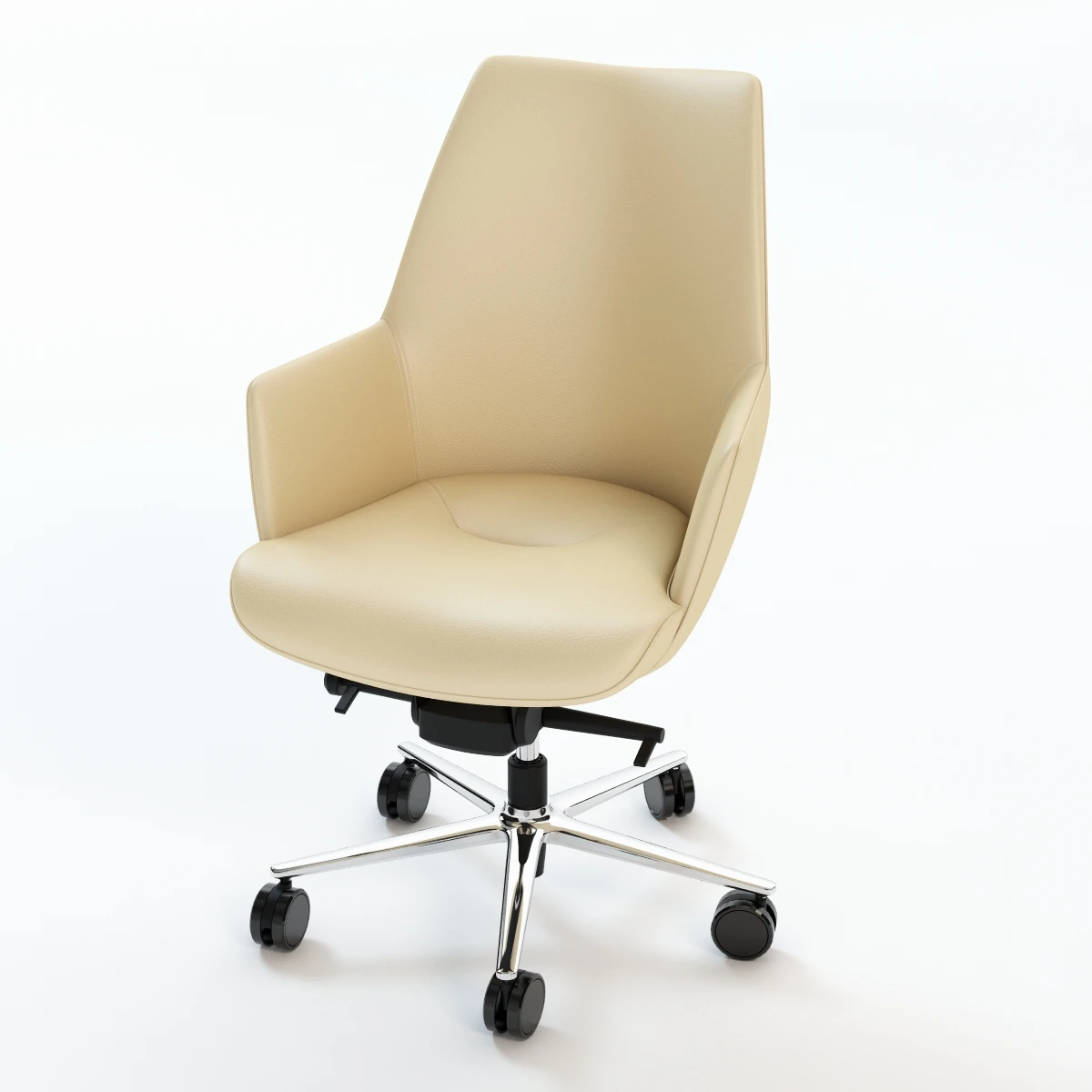 Cona Conference Room Chair 3D Model_06