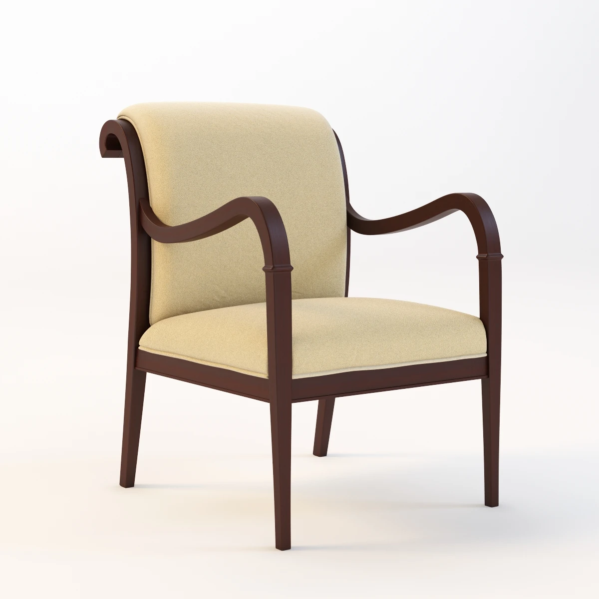 Consulate Pull Up Armchair 78223 3D Model_01