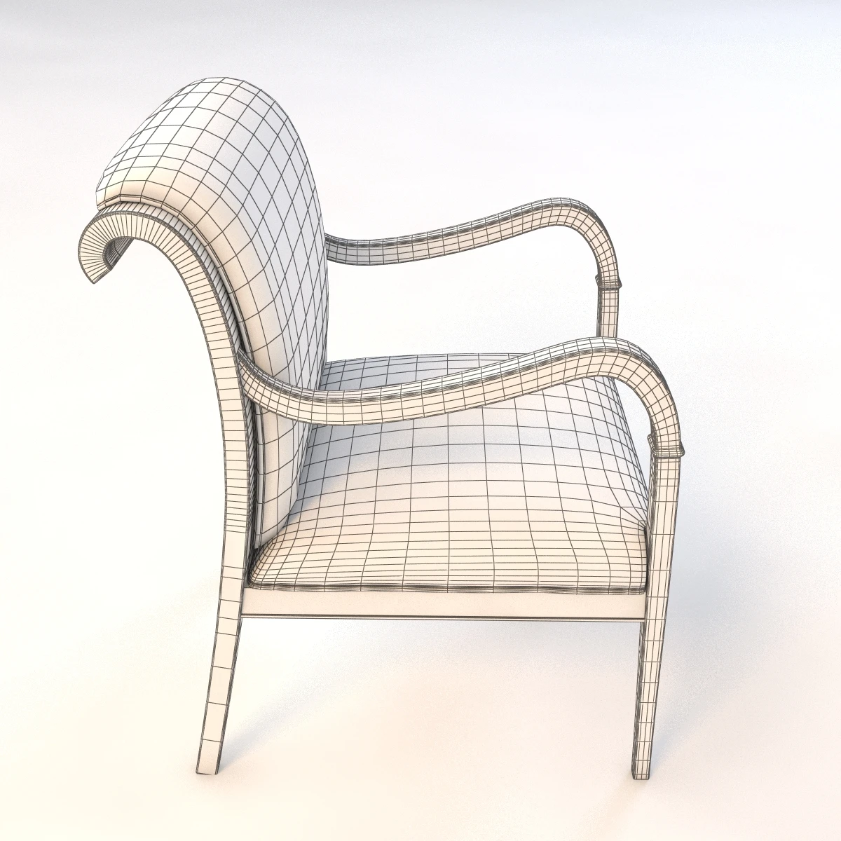 Consulate Pull Up Armchair 78223 3D Model_010