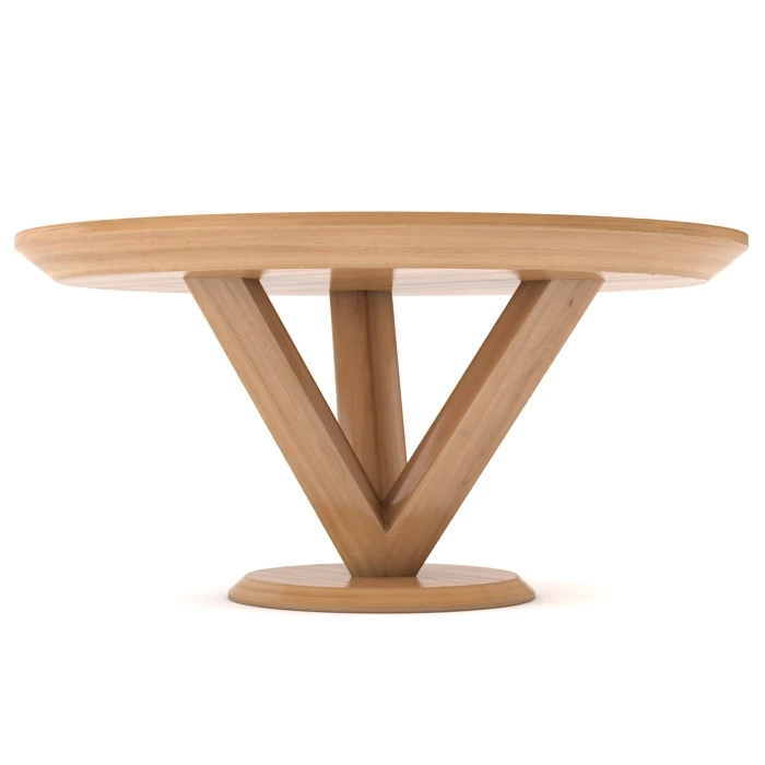 Contemporary Table Round Element 3D Model_06