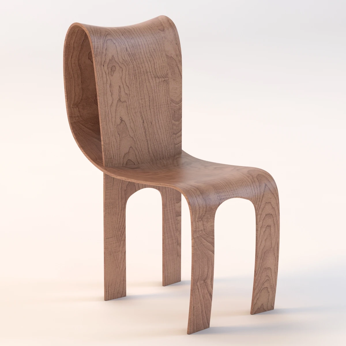 Contour Chair 3D Model_01