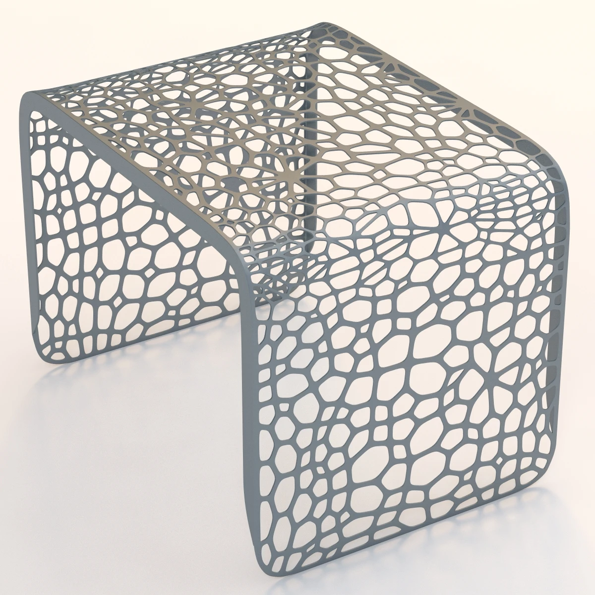 Coral End Table 3D Model_07