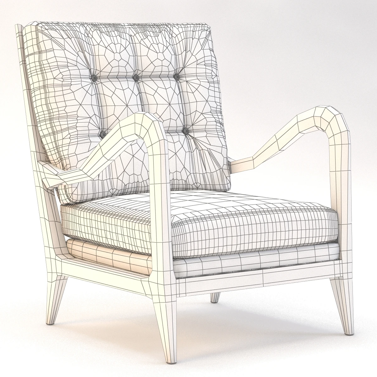 N-8953 Armchair 3D Model_09