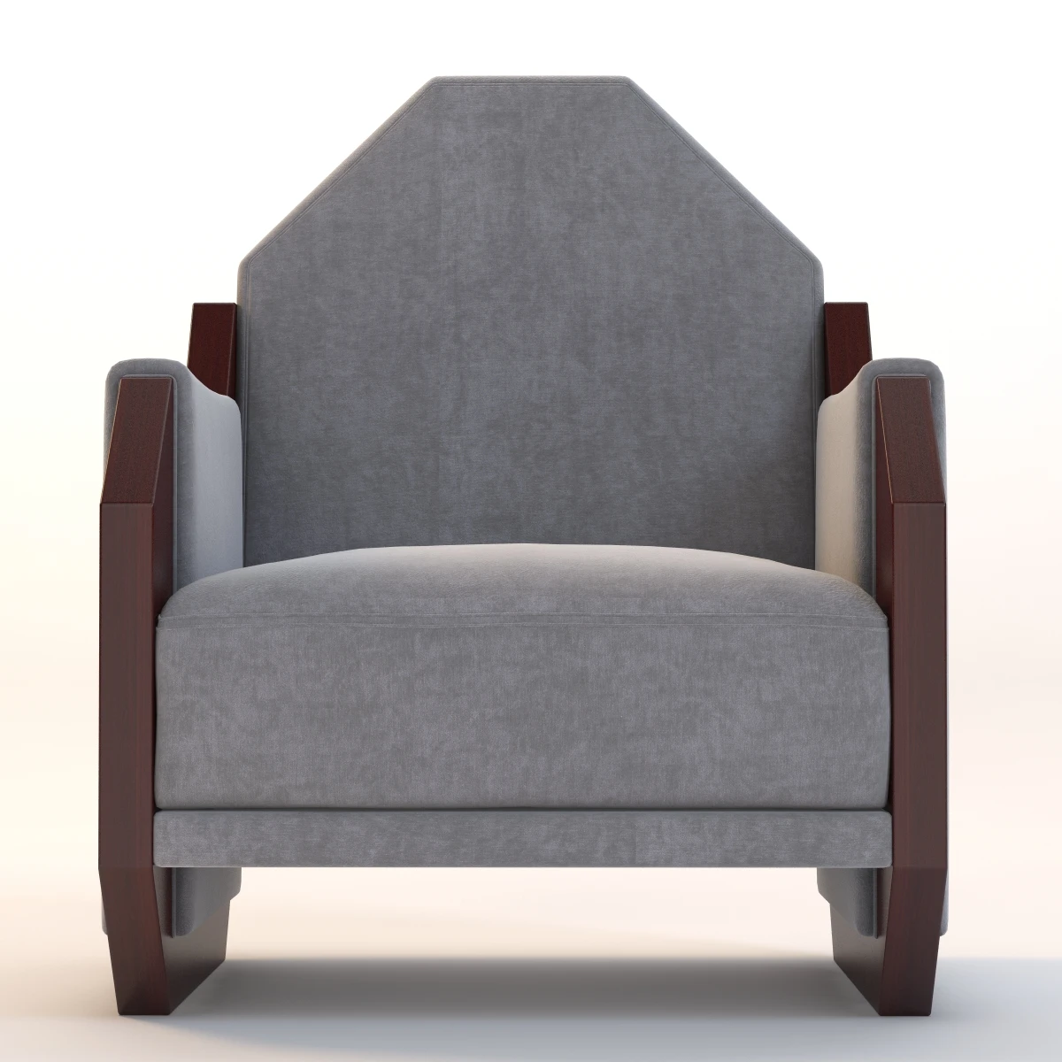 N-9817 Armchair By Andre Sornay 3D Model_08