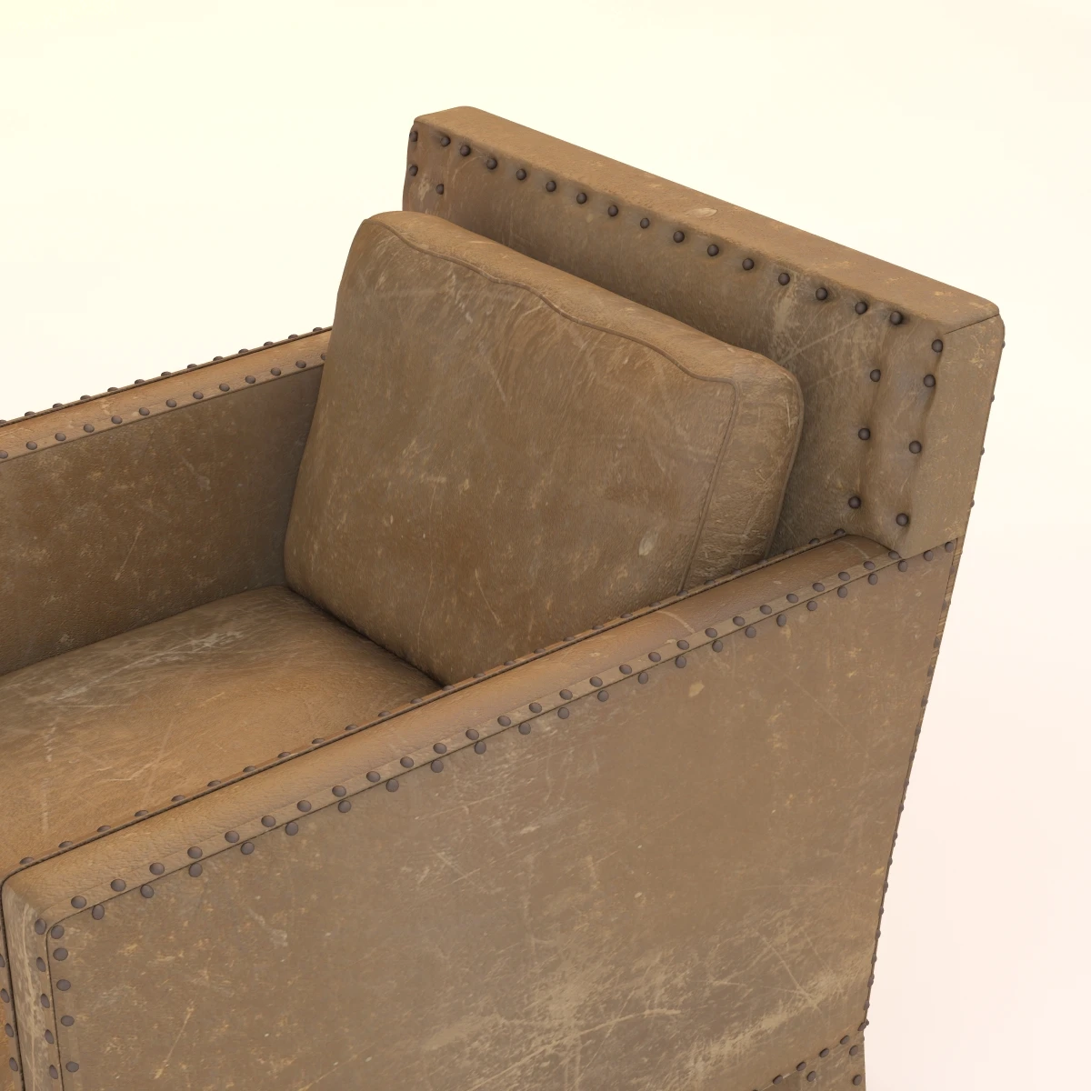 Nailhead Club Chair 3D Model_05