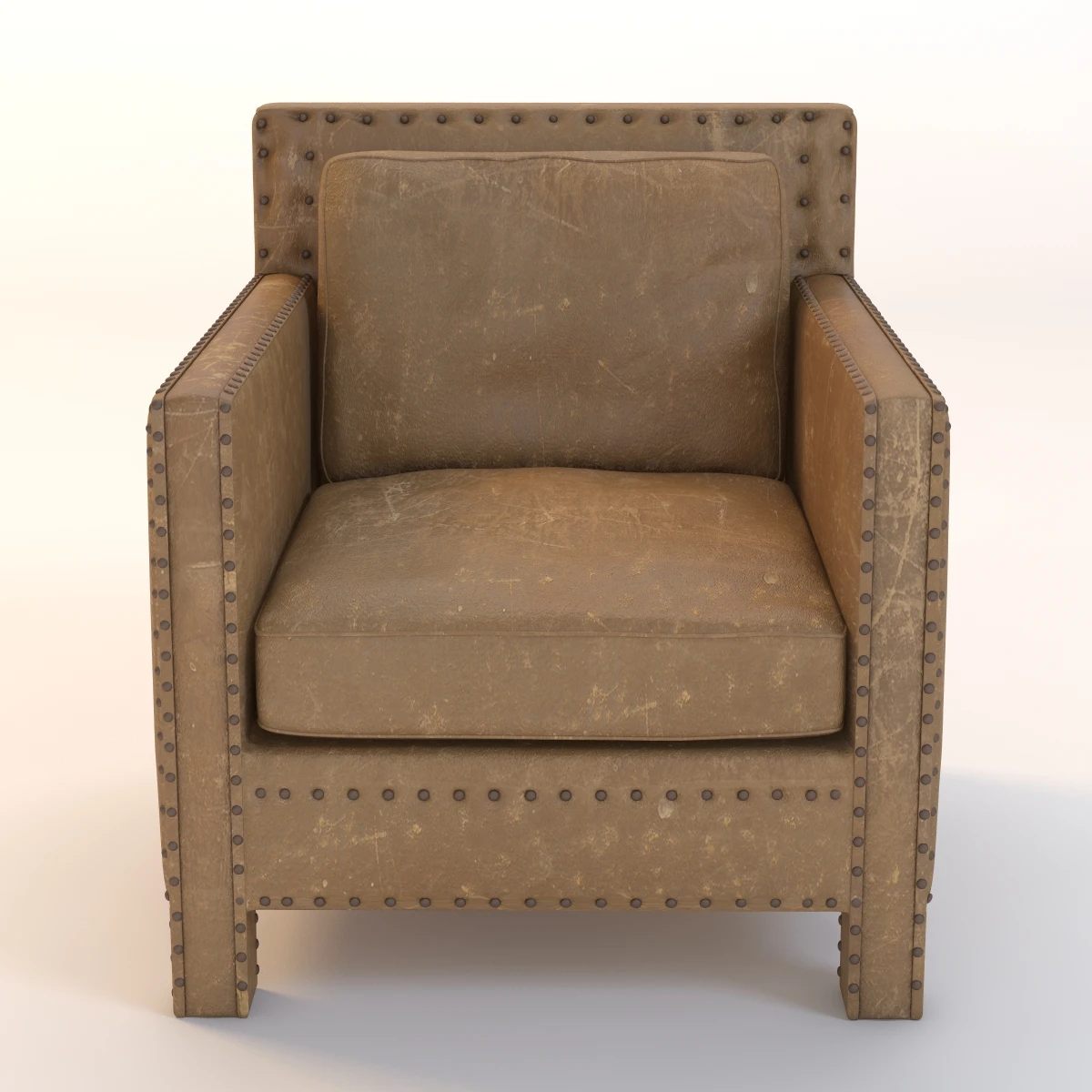 Nailhead Club Chair 3D Model_08