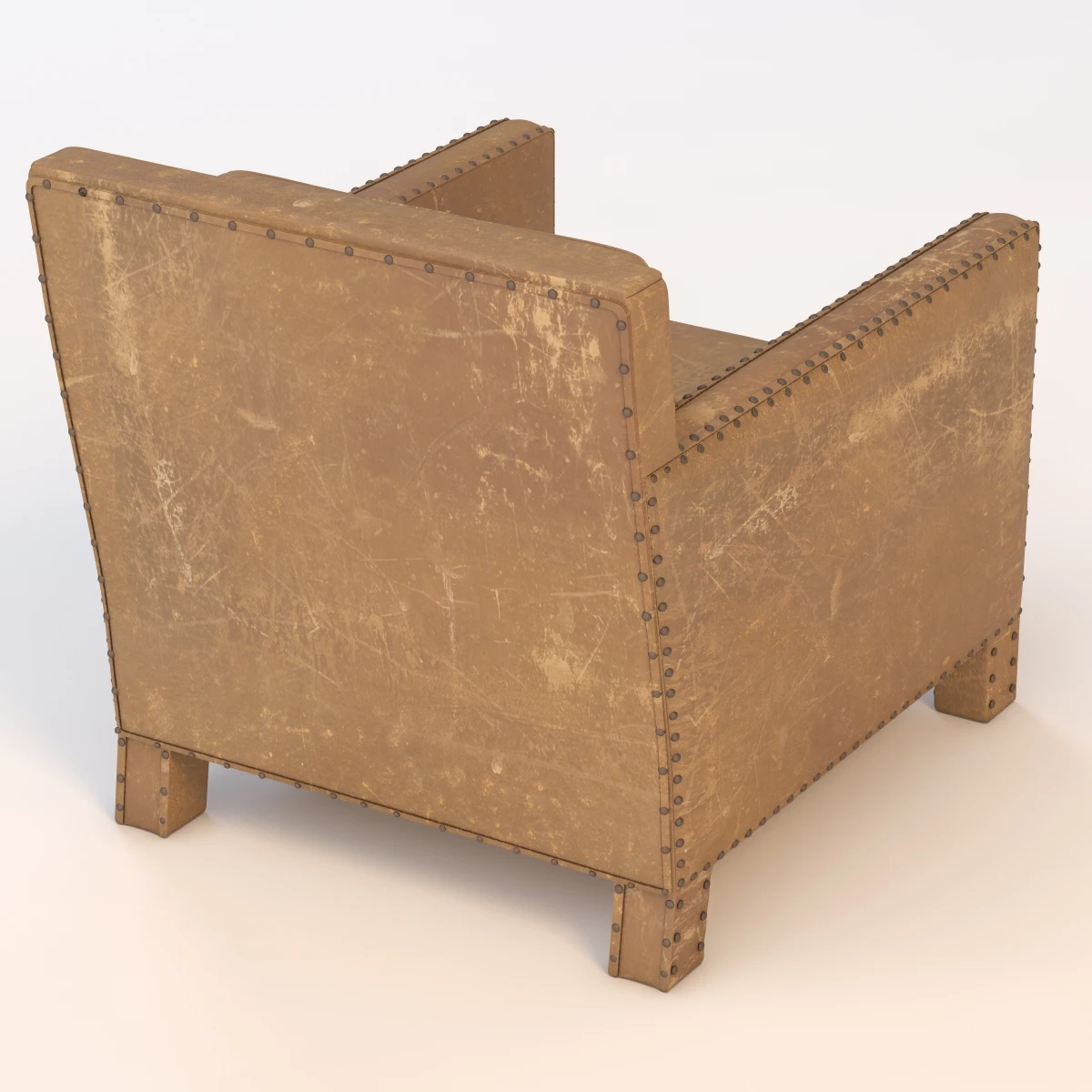 Nailhead Club Chair 3D Model_04