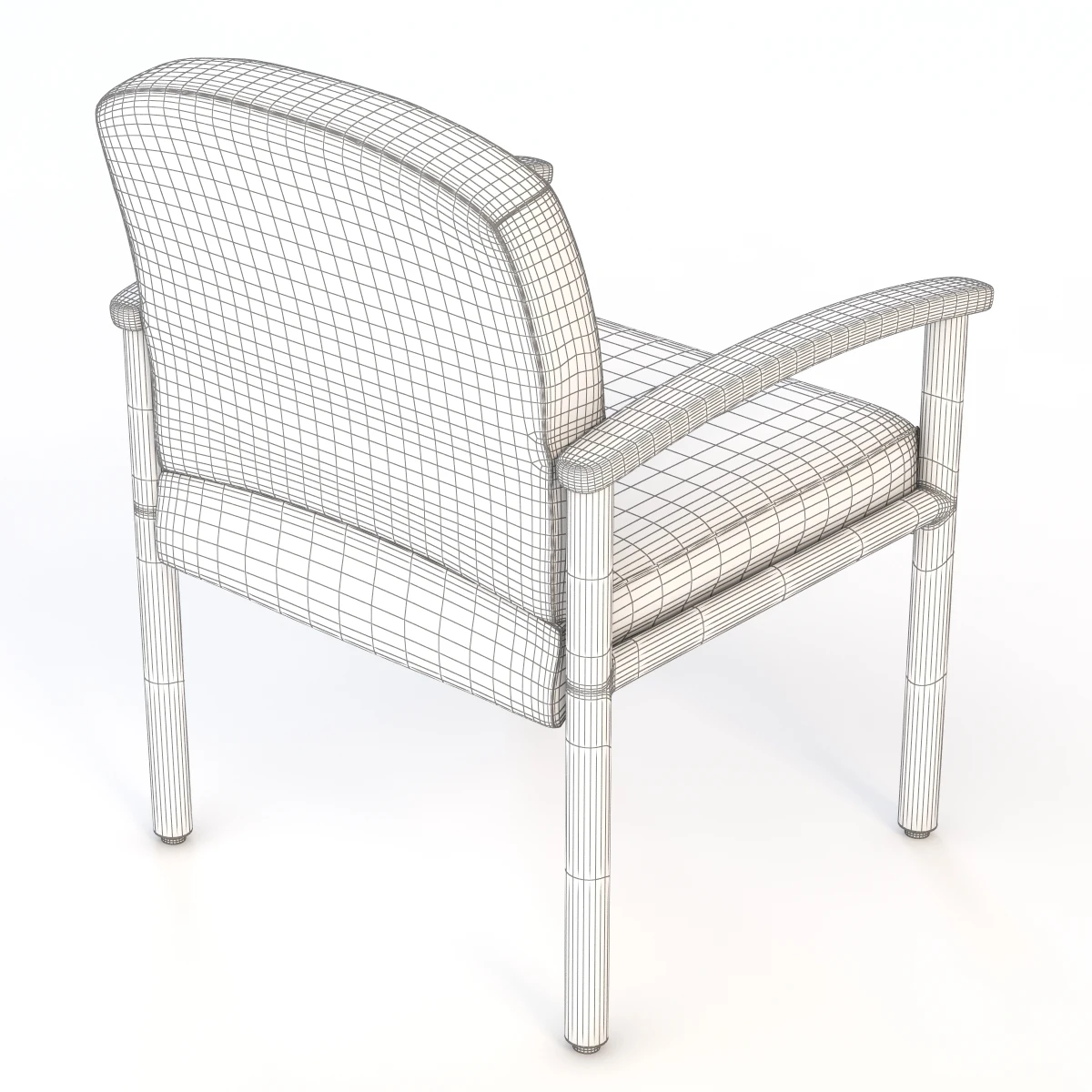 Nemschoff Anderson Multiple Armchair Seating 3D Model_011
