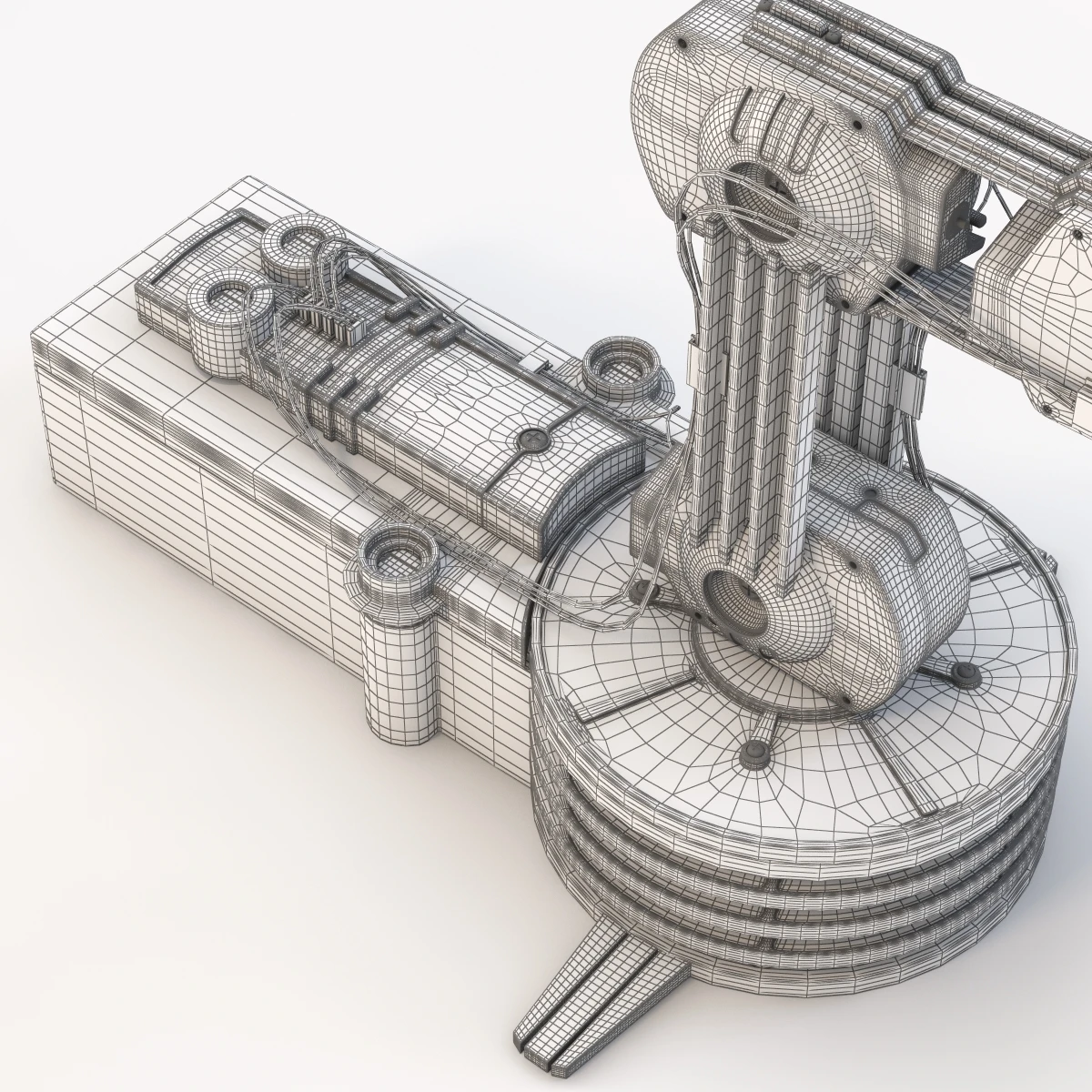 Usb Controlled Robotic Arm 3D Model_011