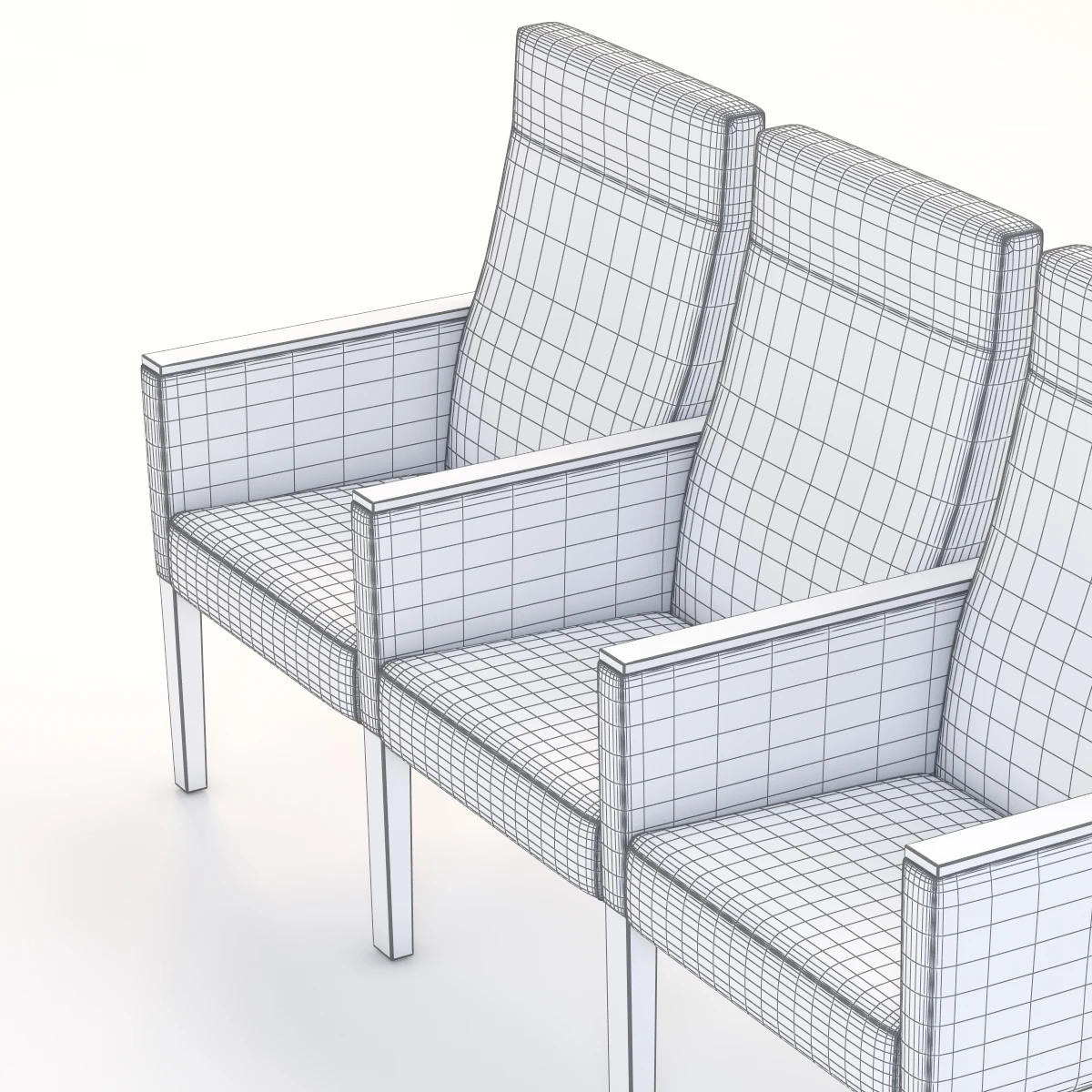 Nemschoff Brava 862 Multiple Seating 862-33h 3D Model_08
