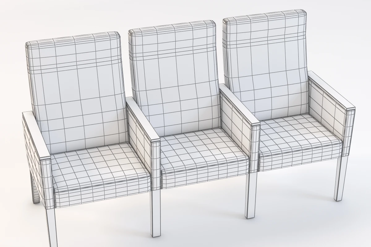 Nemschoff Brava 862 Multiple Seating 862-33h 3D Model_011
