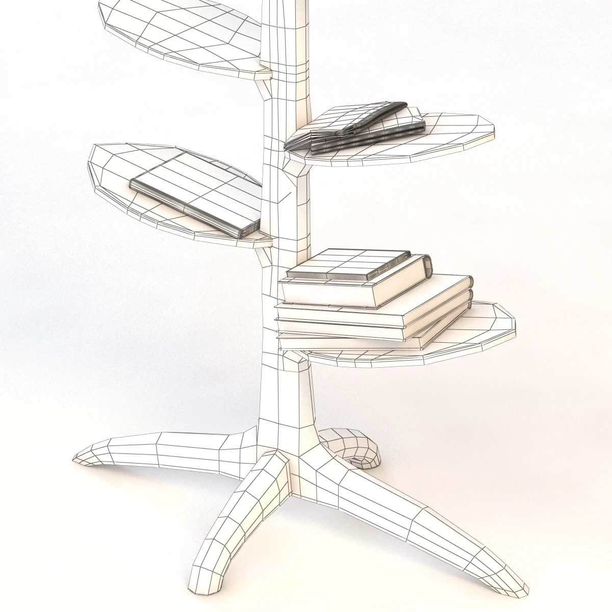 Umthi Bookshelf 3D Model_010