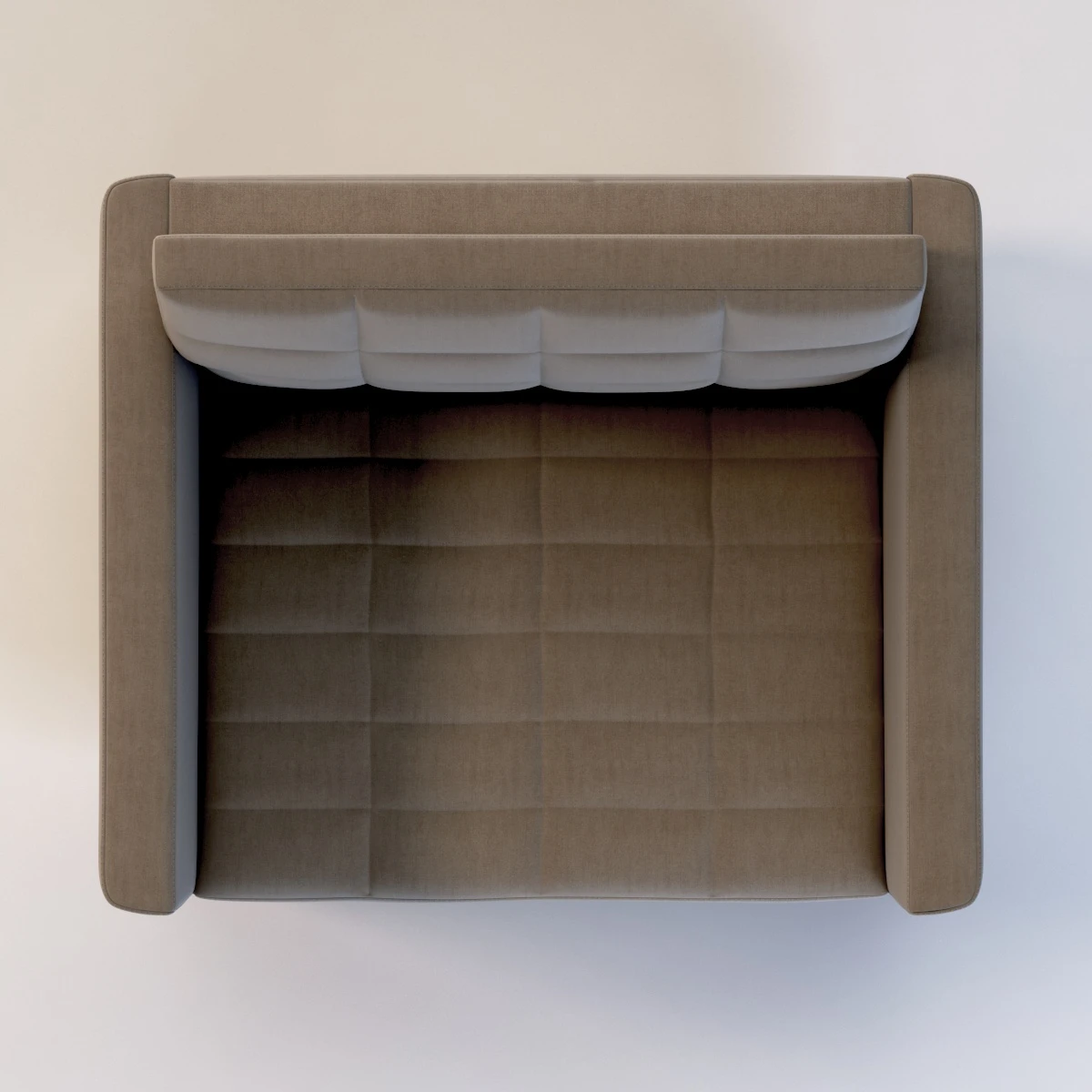 Ultra Detail Upholstered Tuxedo Classic Club Chair 3D Model_06