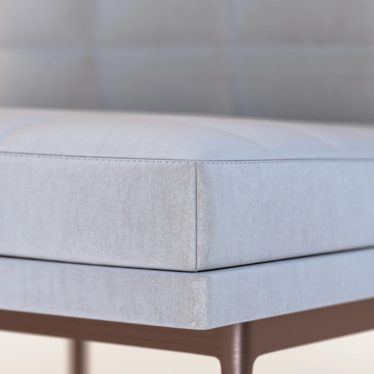 Ultra Detail Upholstered Tuxedo Chair 3D Model_07