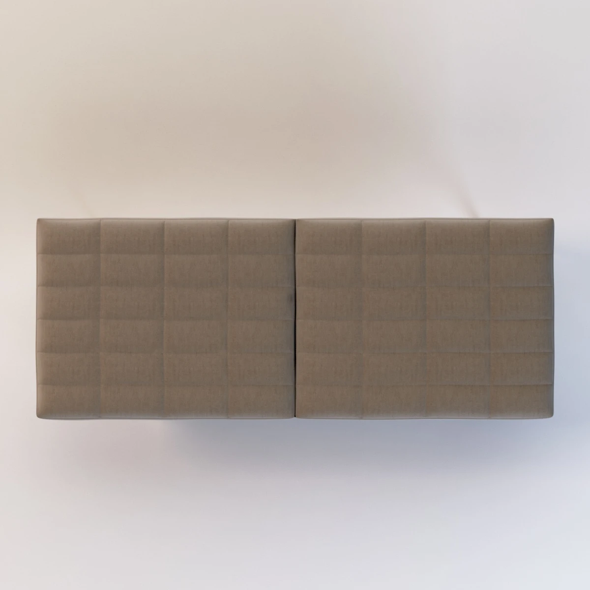 Ultra Detail Upholstered Tuxedo Bench 3D Model_06