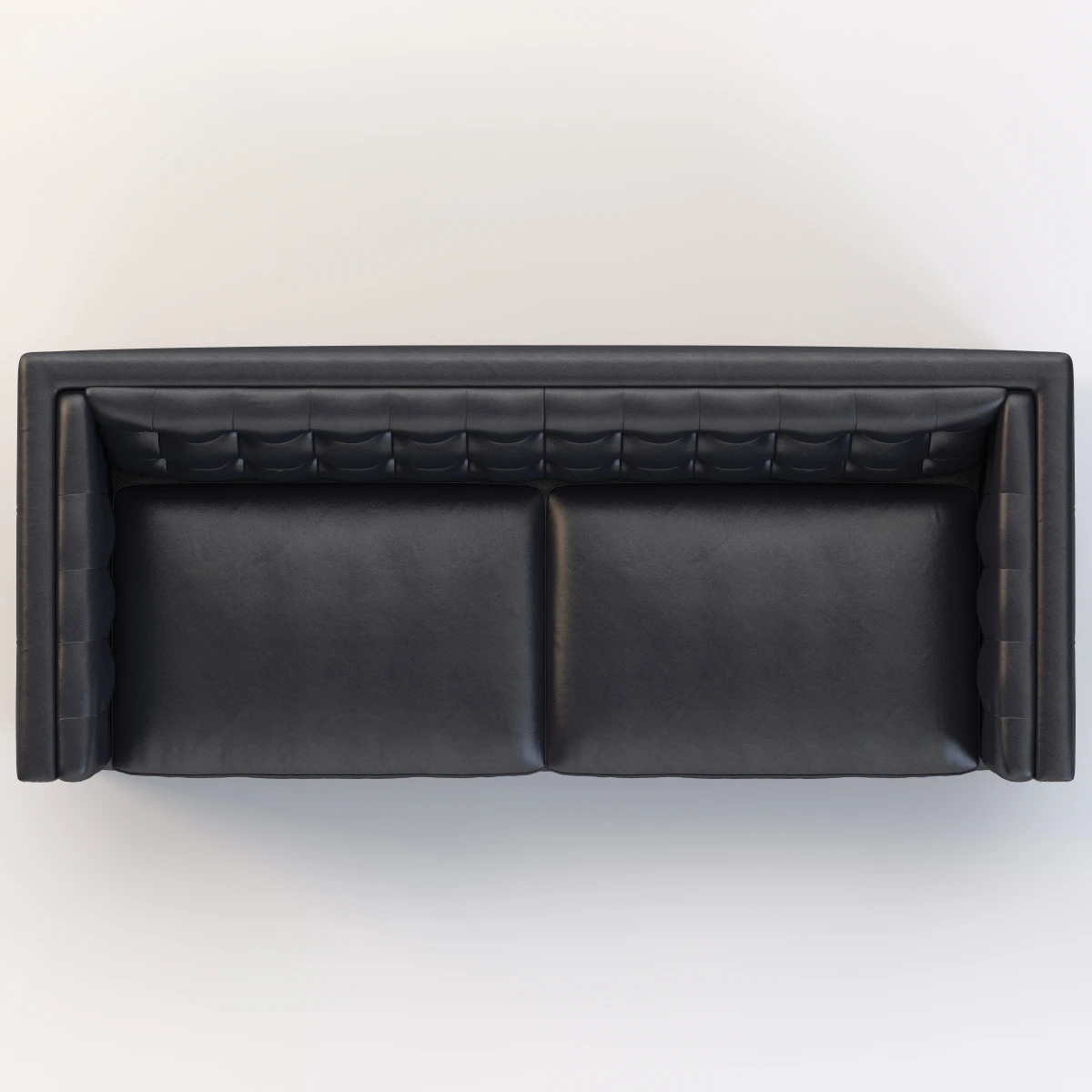 Tufted Voltaire Sofa 3D Model_06
