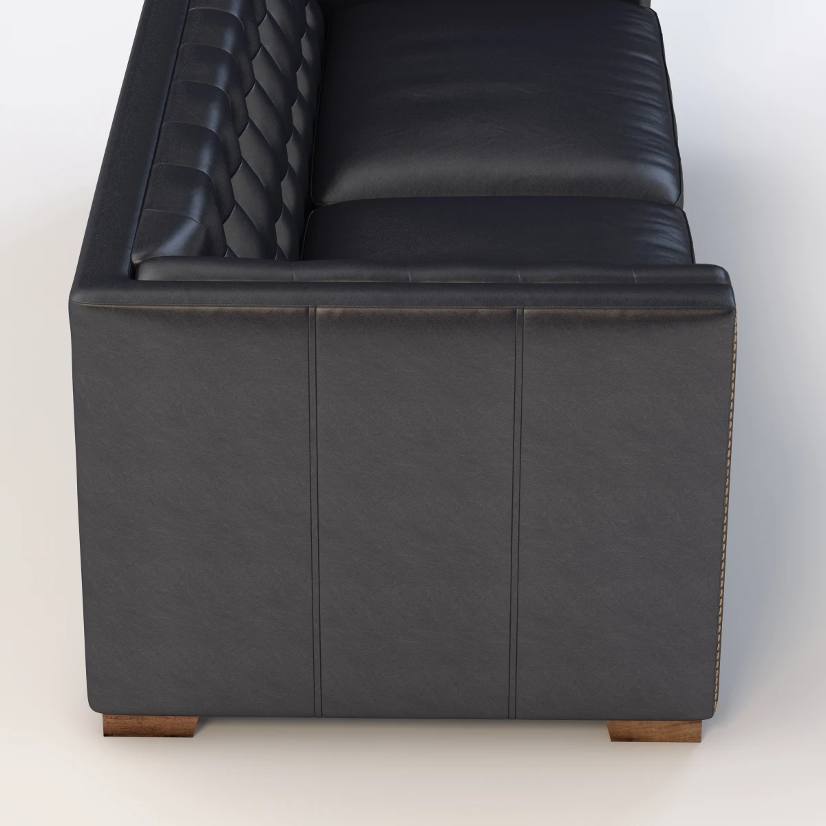 Tufted Voltaire Sofa 3D Model_03