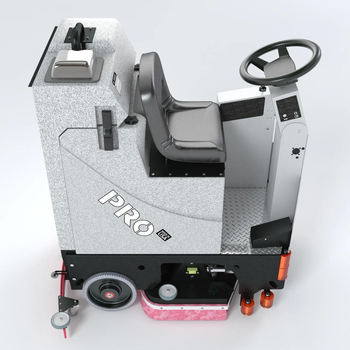 Tomcat Commercial Floor Scrubbers Microrider 3D Model_05