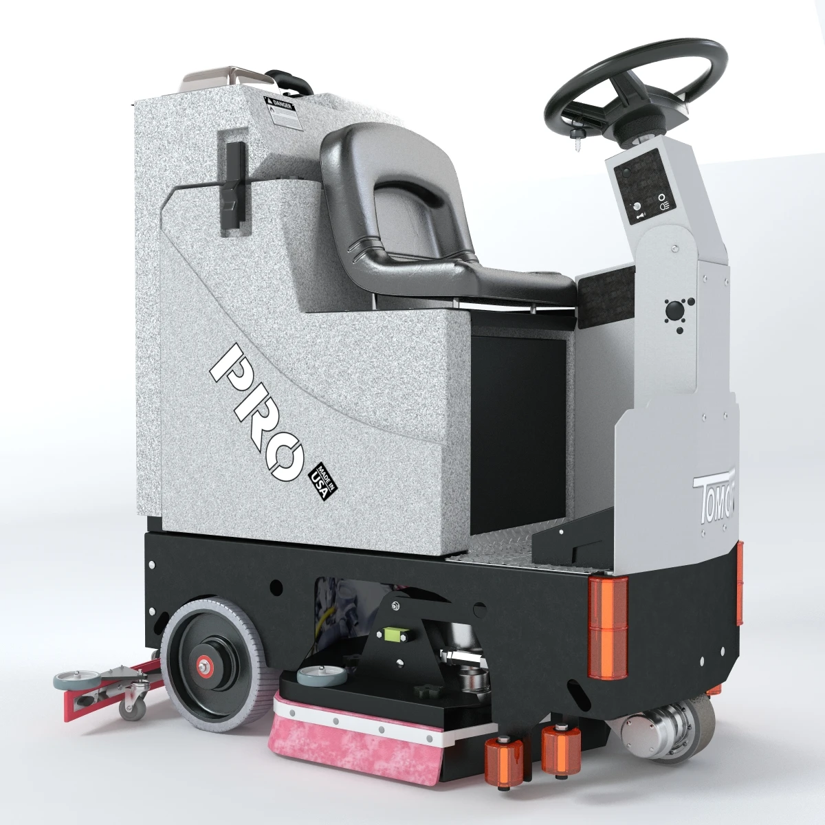 Tomcat Commercial Floor Scrubbers Microrider 3D Model_08