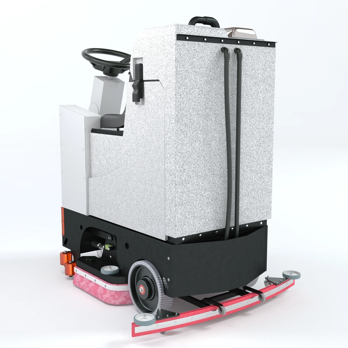 Tomcat Commercial Floor Scrubbers Microrider 3D Model_03