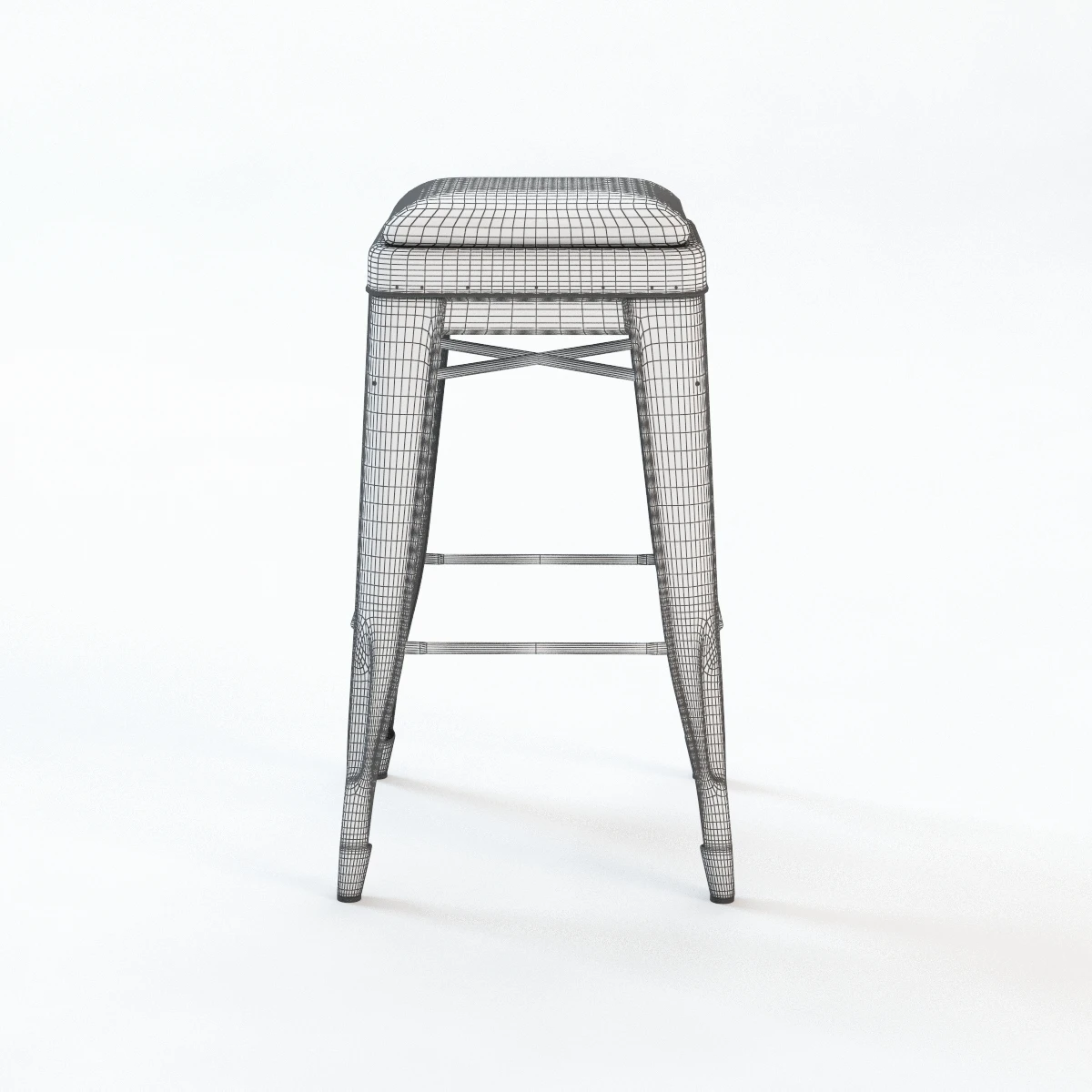 Tolix H Stools 3D Model_07