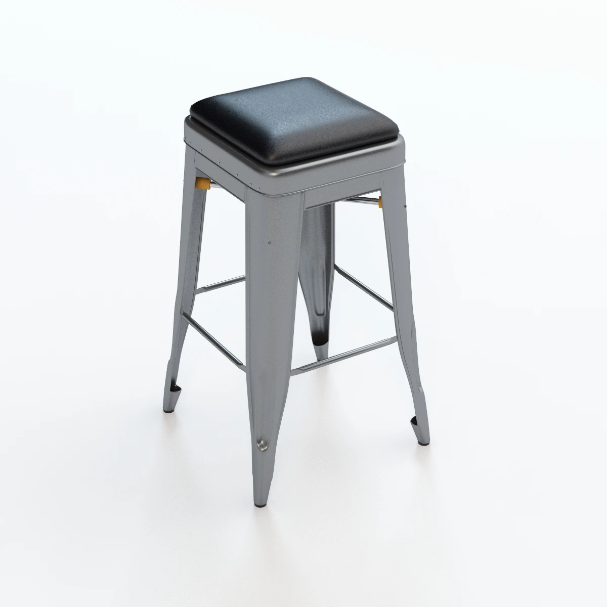 Tolix H Stools 3D Model_01
