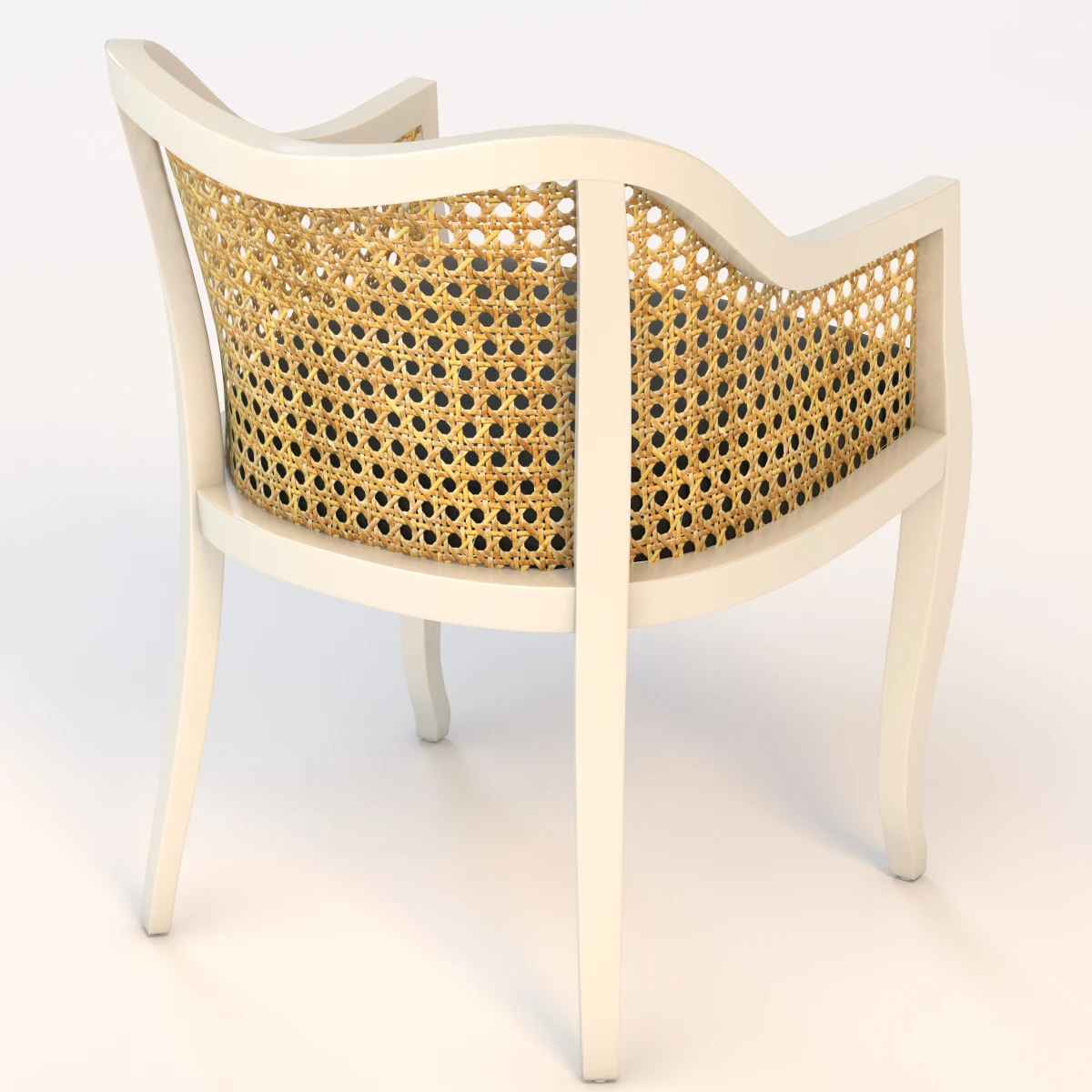 Tayabas Cane Side Chair 3D Model_04