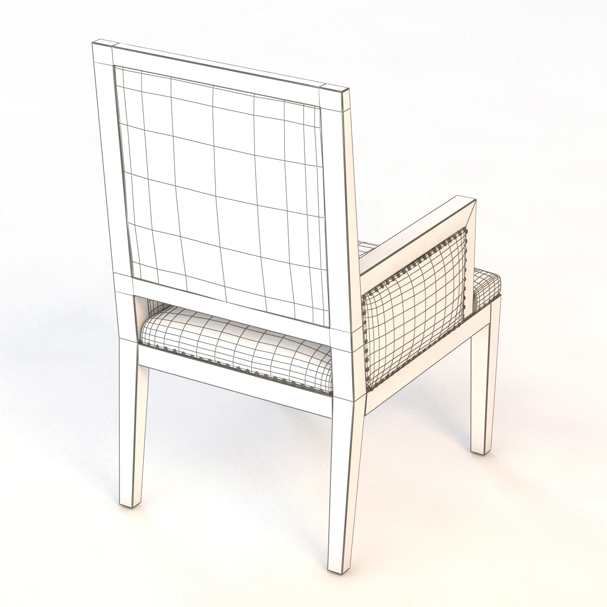P2644-A Arm Chair 3D Model_011