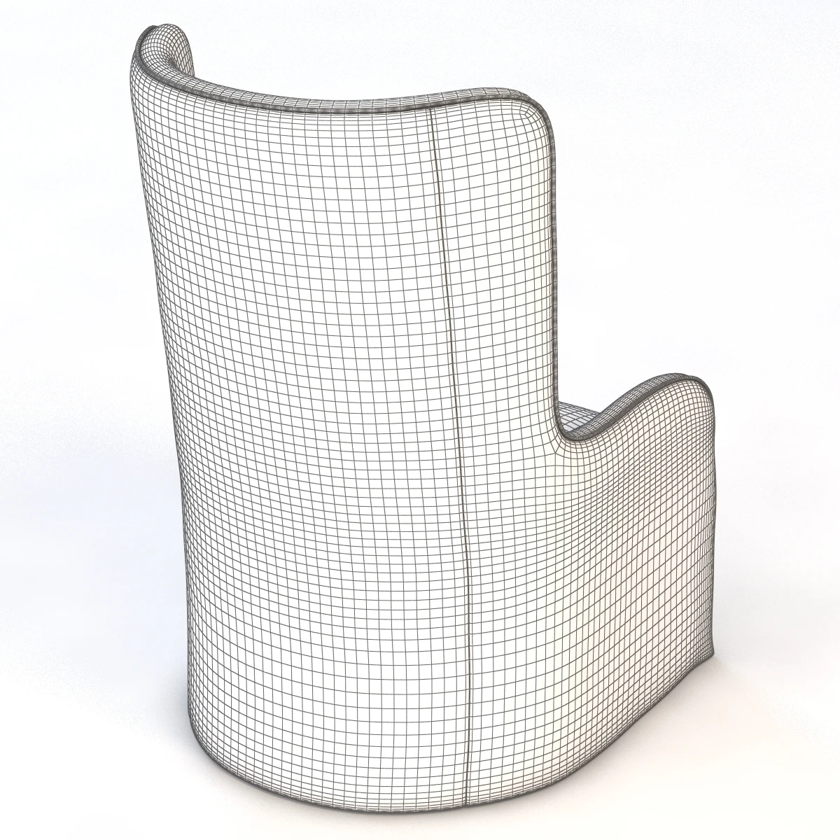 Paloma Lounge Chair 3D Model_011