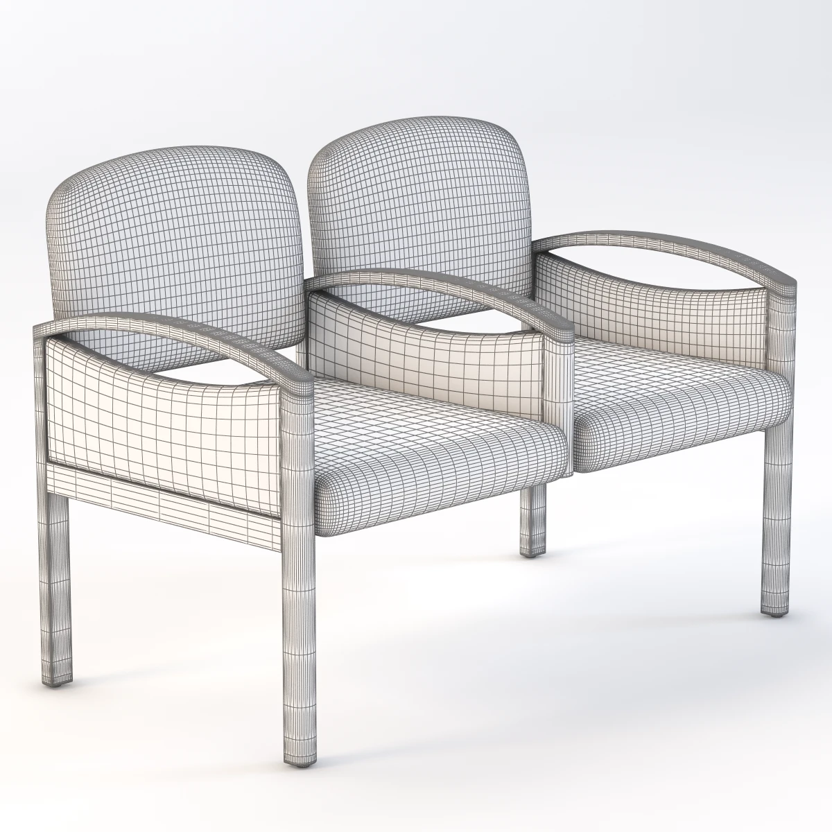 Nemschoff Horizon Multiple Public Seating 3D Model_012