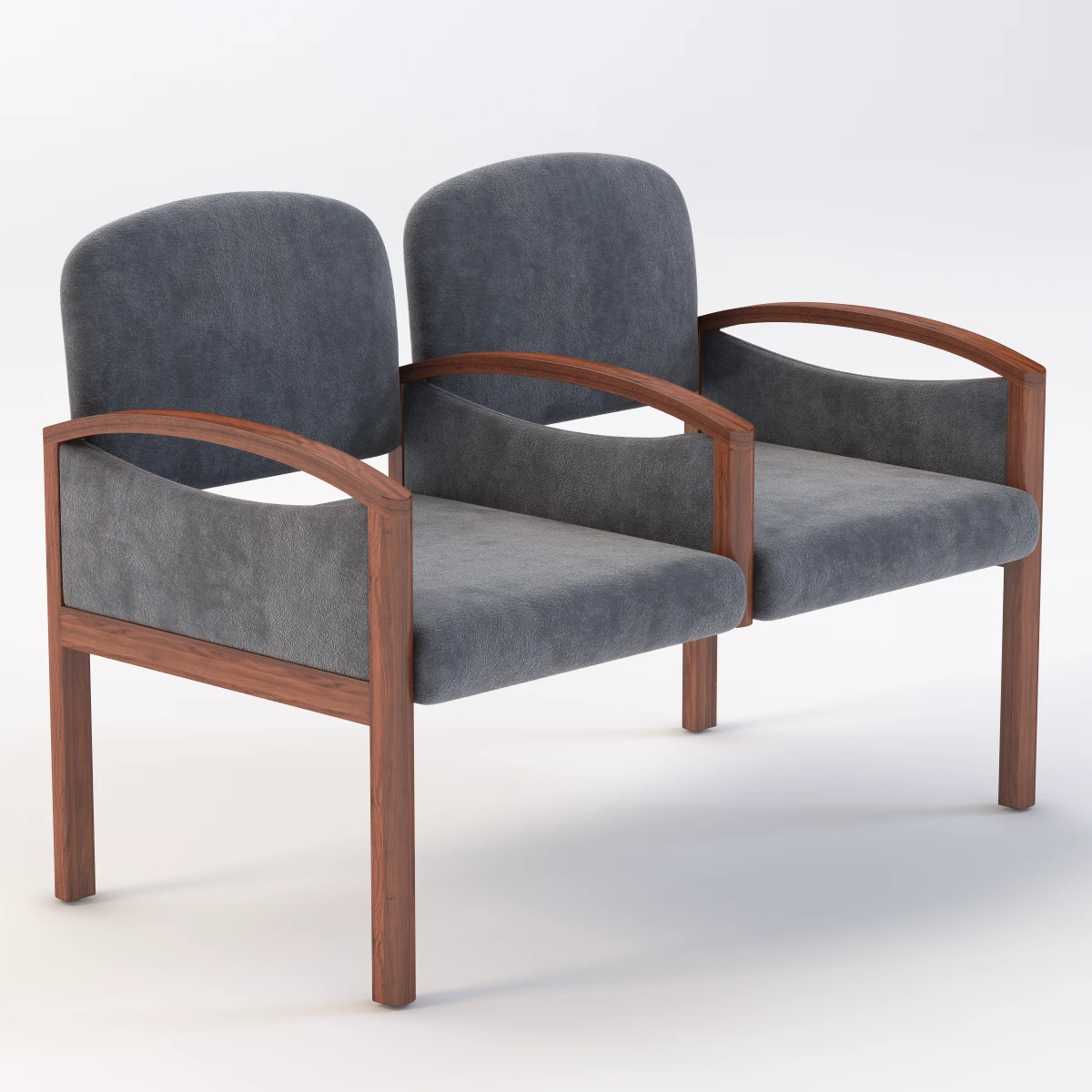 Nemschoff Horizon Multiple Public Seating 3D Model_01