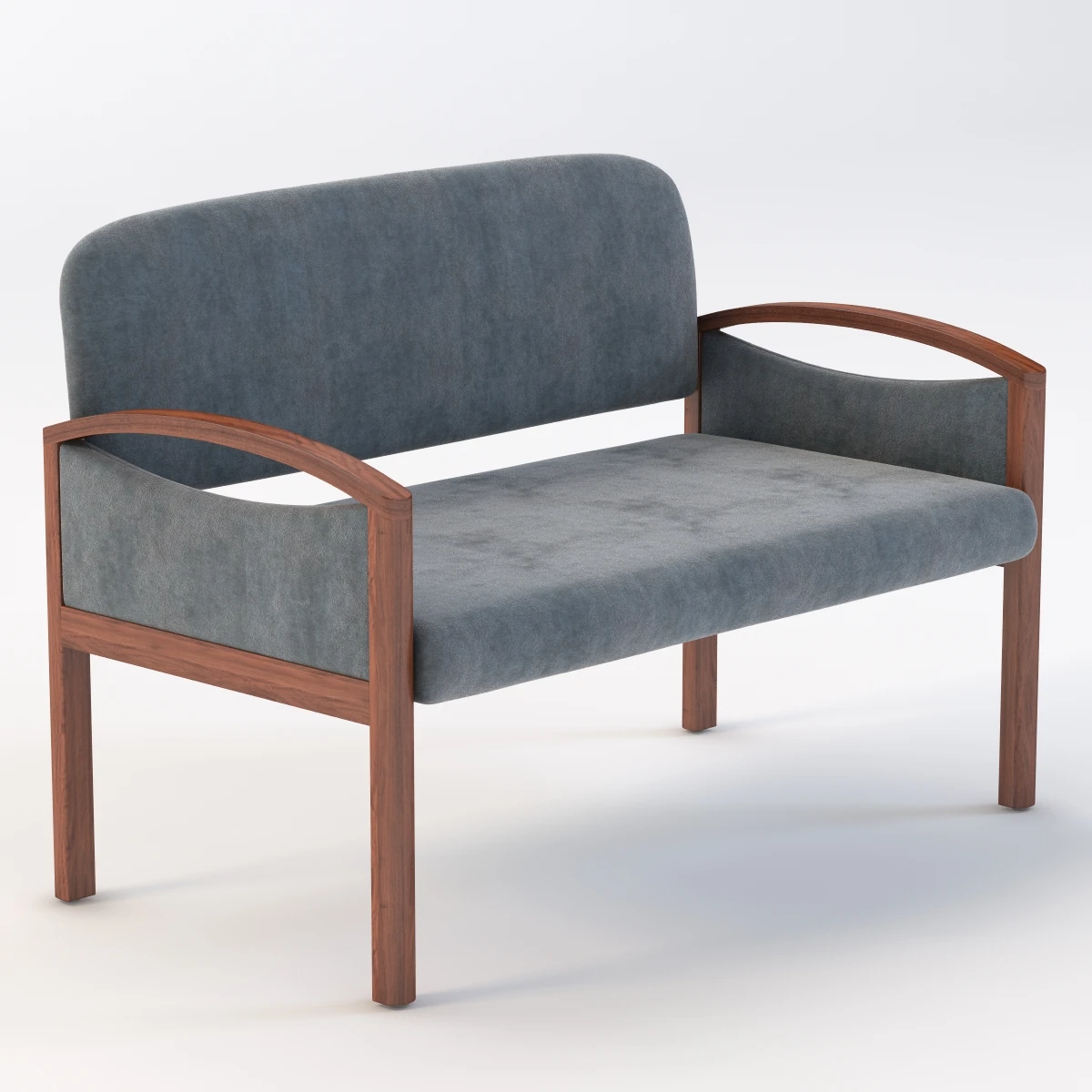 Nemschoff Horizon Multiple Public Seating 722-2-Ls 3D Model_01